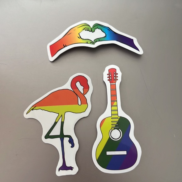 Set of 9 LGBTQIA+ Pride Stickers - Picture 2 of 7
